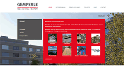 Desktop Screenshot of gemperle.ch