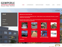 Tablet Screenshot of gemperle.ch